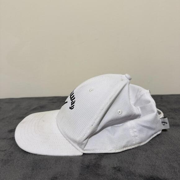 Callaway Golf Hat White X-SPANN Strapback Adjustable Cap Men’s Logo Sport - Picture 3 of 7